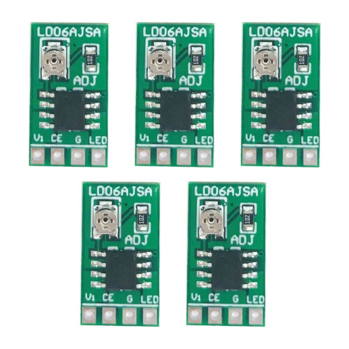 5PCS 30-1500MA Adjustable Constant Current LED Driver  3.3V 3.7V 4.2V 5V PWM Control Board Buck Power Module