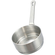 Premium roestvrijstalen sauspan van 100 ml met-zilver