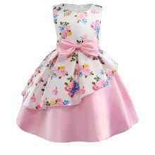 Compre & Experimente Vestido Frock Floral em Cetim para Meninas - Vestido de Princesa