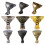 4Pieces Handmade Box Support Feet Light Weight Alloy-Silver C 2