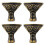 4Pieces Handmade Box Support Feet Light Weight Alloy-copper B 1