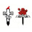 Beautiful Iron Crosses Grave Marker With Floral Pattern-A 3
