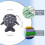Leuke Shark Designs kinderportemonnee met ritssluiting-Paars 4