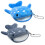 Leuke Shark Designs kinderportemonnee met ritssluiting-Paars 5