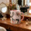 Delicate Pink Barber Inspired Ceramic Cup With Spacious-11oz 7