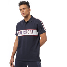 Farveblok Aktiv Polo T-Shirt (Cs601740M_Navy_M)
