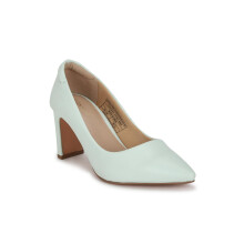 Allen Solly Dam Pointed Toe Block Pumps Grön