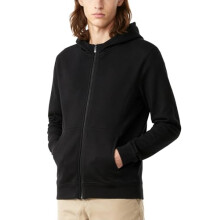 Damensch Premium Microfiber Blend Zipper Hoodie voor Mannen, Fleece Voering, Hoog Col voor Warmtebehoud