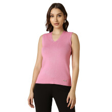 Allen Solly Dames Roze Effen Casual Top