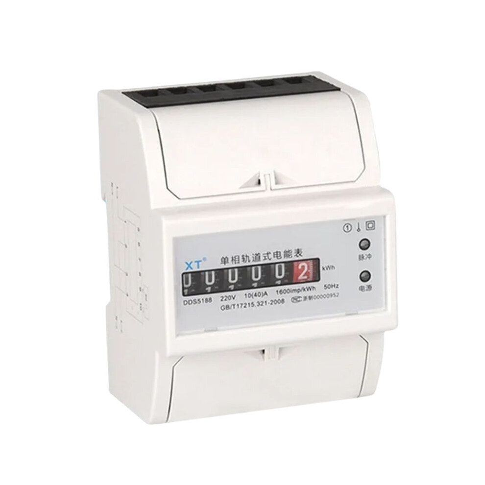 5-60A Single Phase 4P Led Din Rail Electricity Power Consumption Wattmeter Meter 6032950600850