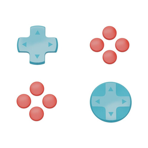 For   2 NSW2 Game Console Neo Grip + D-Pad Button Cap Set with Replaceable Ergonomic Grip Protective Case 2