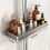 Bathroom Shower  Holder Wall Mounted No Drilling Required Shampoo Organizer Rack Integrated Design Storage Shelf 5