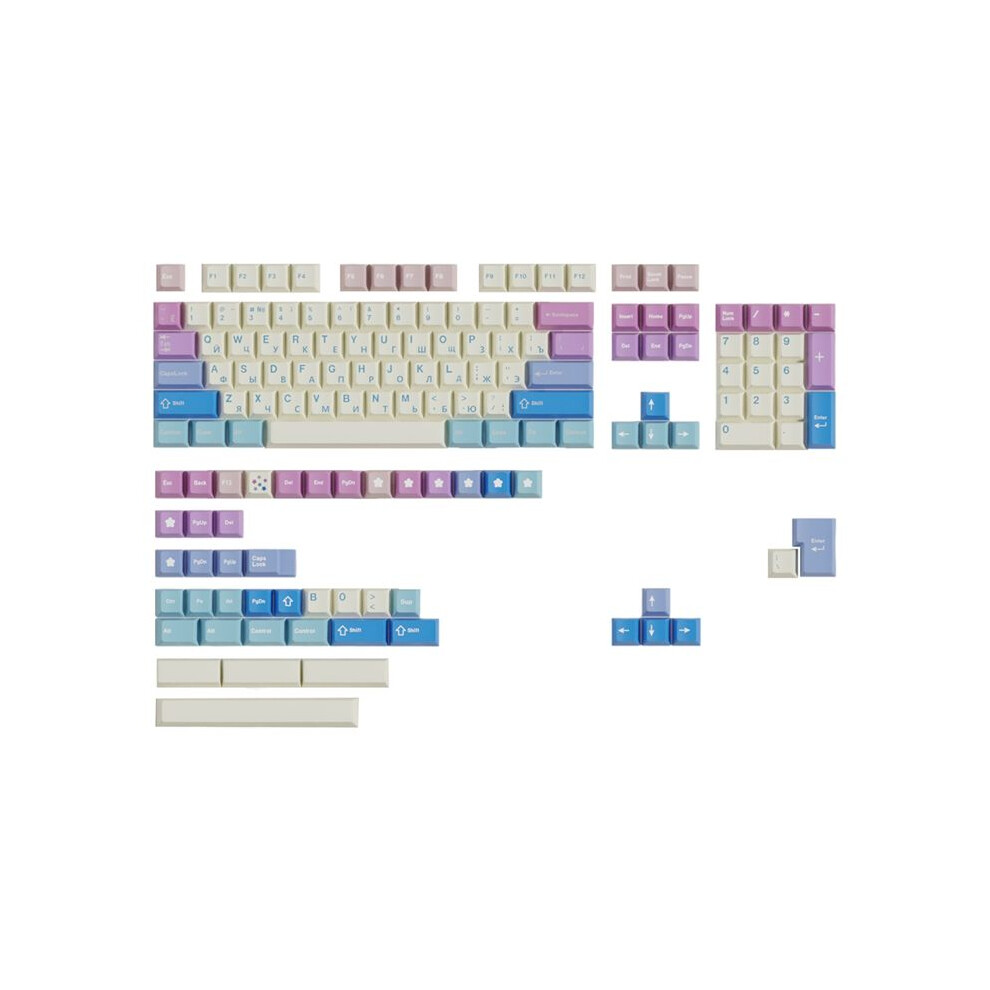 150 Keys Keycaps Pbt Material Keyboard Keycaps Profile Sublimation Keycap For Most Mechanical Keyboards B 6031598893099