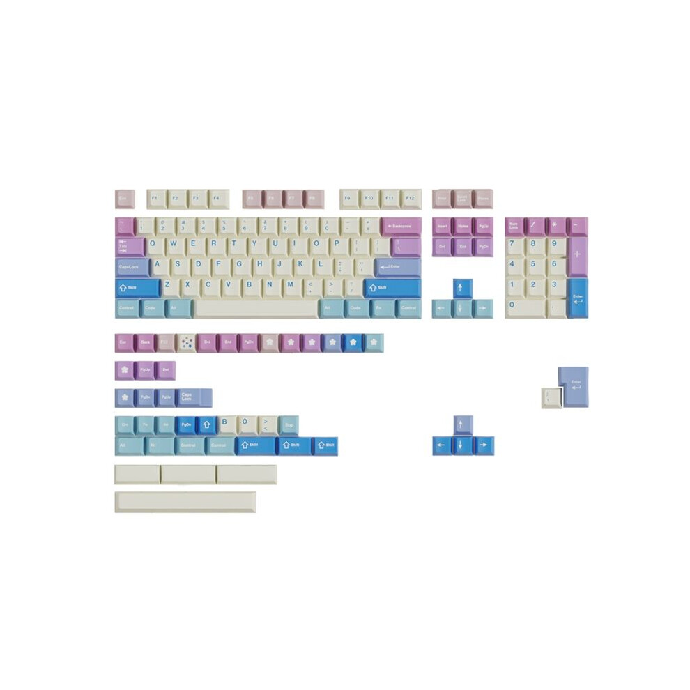 150 Keys Keycaps Pbt Material Keyboard Keycaps Profile Sublimation Keycap For Most Mechanical Keyboards A 6031188540808