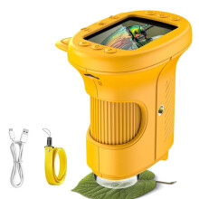 Digital Microscope for Kids 1000X Handheld Science Toy with 2.4" IPS Screen, Photo & Video Capture, Educational STEM Toy