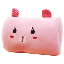 Plush Hand Warmer Pillow for Kids, Cartoon Design, Ideal for School, Travel, and Cold Weather