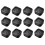 12-Piece Adjustable Bed Risers Set, Heavy Duty Stackable Furniture Lifts for Enhanced Storage 1