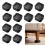 12-Piece Adjustable Bed Risers Set, Heavy Duty Stackable Furniture Lifts for Enhanced Storage 2