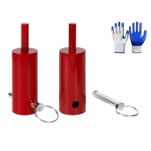 Trailer Jack Drill Adapter,Drill-Powered Turbo-Style Jack Adapter Tool for Cordless Drill, Fits 1 Inch Jack Handle Studs