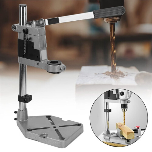 Drill Press Stand, Universal Bench Clamp Drill Press Stand Workbench, Adjustable Support Tool for Drilling Workstation