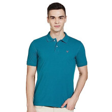 Allen Solly Ανδρικό Πόλο (8907587727585_Amkp317G04248_Medium_Θαλασσί)