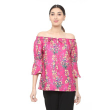 Allen Solly Dames Regular Fit Top (Ahtscrgfr82567_Roze_Xx-Large)