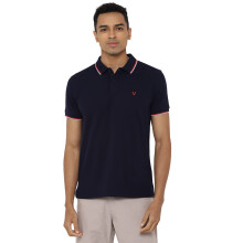 Camisa Polo Masculina Allen Solly Ajuste Regular Sólida (Askpqrgfw82524_Navy_S)