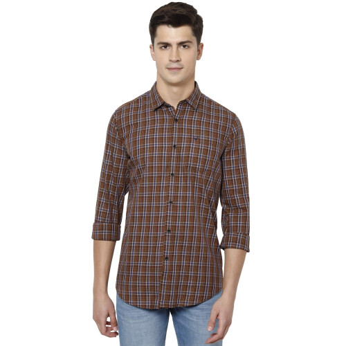 Camisa Castanha Allen Solly
