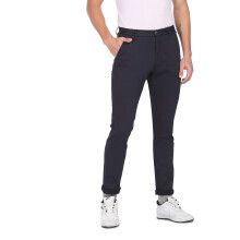 Arrow Sports Slim Fit Twill Casual Trousers Zwart