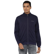 Allen Solly Mænds Bomuld Høj Hals Sweatshirt (Asstforgfc82109_Navy_L)