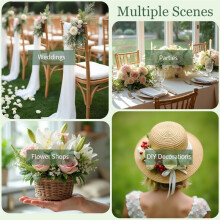 12Pcs Floral Foam,Green Round Flower Foam Holder Flower Arrangements Supplies Florist Form Blocks for Decorations