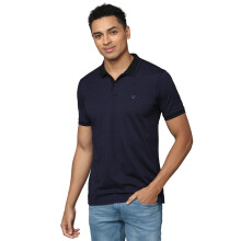 Allen Solly Herre Regular Fit Polo Shirt (Askpnrgfi03361_Navy)