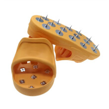 Spiked Shoes Soft EVA with Nails for Safe Walking - Epoxy Floor Coating Compounds for Cement Resin Concrete