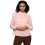 Allen Solly Effen Polyester Stylized Dames Top (Roze, 2XL) 1