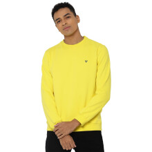 Sweatshirt Masculino Allen Solly de Algodão com Gola Redonda (Asstcrgf135948_Amarelo_M)
