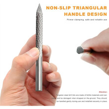 2 Stück Reifenreibahlenbohrer, 3 mm und 6 mm Reifenreparatur-Hartmetallbohrer, Reifenreparatur-Reparaturwerkzeuge