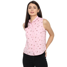 Blusa Regular Feminina Allen Solly (Ahtscrgpi33115_Rosa XS)