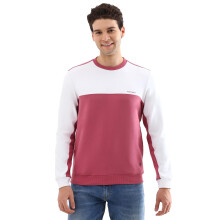 Heren Roze Crew Neck Volle Mouwen Casual Sweatshirt