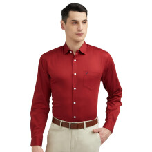 Camisas Casuais Masculinas Allen Solly_ASFQSPF328286-40 Rust