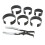 Universal Piston Ring Compressor Set with 6 Band Sizes for Auto Maintenance 3