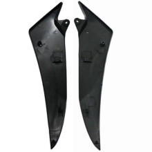 Zwarte Zijbekleding voor de Benzinetank van de voor YZF R1 2009 - 2014 Motorfiets