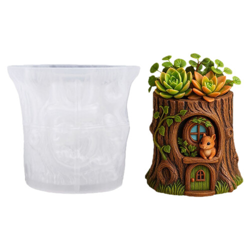 Squirrel House Silicone Craft Molds Multipurpose Silicone Candle