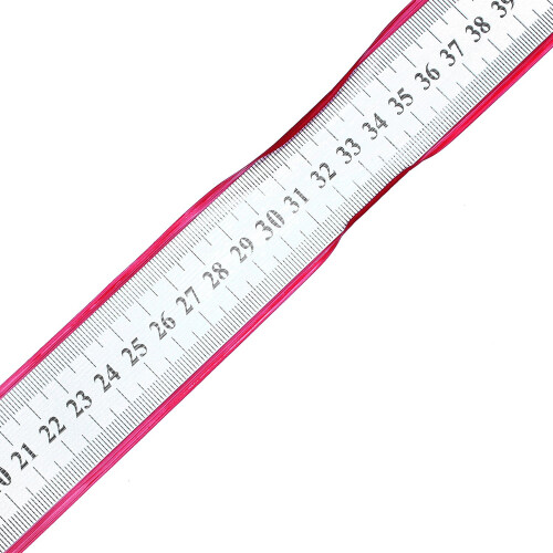 Stainless Steel Double Side Measuring Straight  Ruler 60cm/24", Silver 2