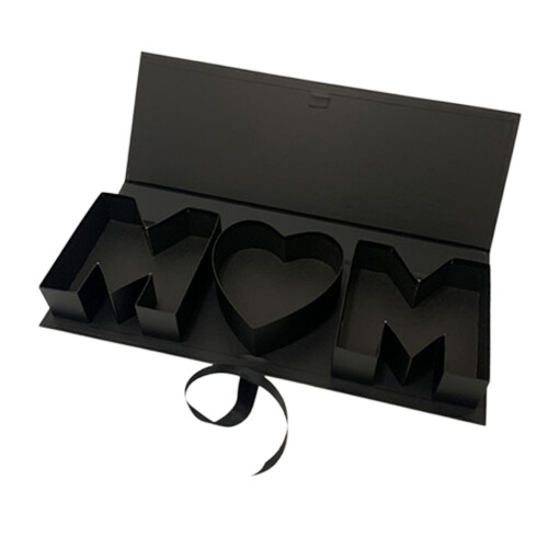 Fascinating Mother's Day Keepsakes Floral Letter Boxes-Black