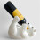 Plastic Bear Bottle Rest Kitchen Countertops Decors Wine-White 3