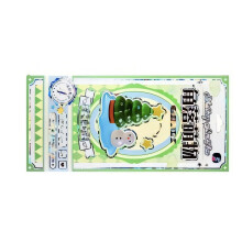 1Sheet 3D Puffer Sticker Stackable Decorative Sticker-Green