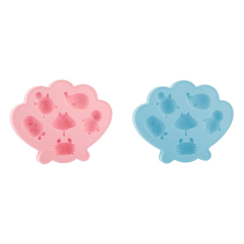 Eiswürfelform in lustiger Form, weicher, dichter-Rosa 2