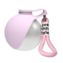 Dog Water Bottles Fashion Pet Cup Big Capacity Pet Bottles-pink
