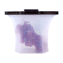 Versatile Efficient Silicone Food Bags Kitchen-Gray 1