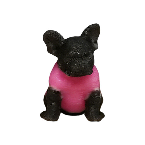Sculpture de petits animaux, échelle 1/64,-bouledogue anglais